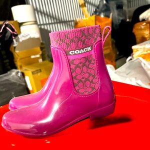 Coach Rainboots